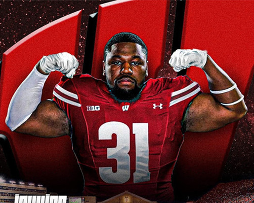 Wisconsin Badgers #31 Jay'viar Suggs Cardinal College Football Game Jersey 