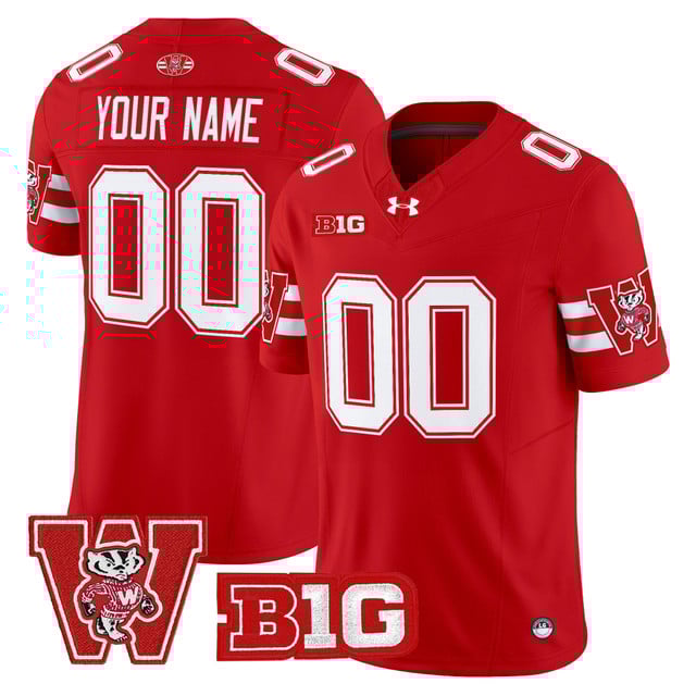 Wisconsin Badgers Throwback Vapor Limited Custom Jersey