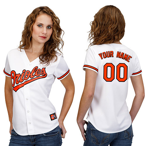 Women's Baltimore Orioles Personalized Replica Jersey by Majestic Athletic