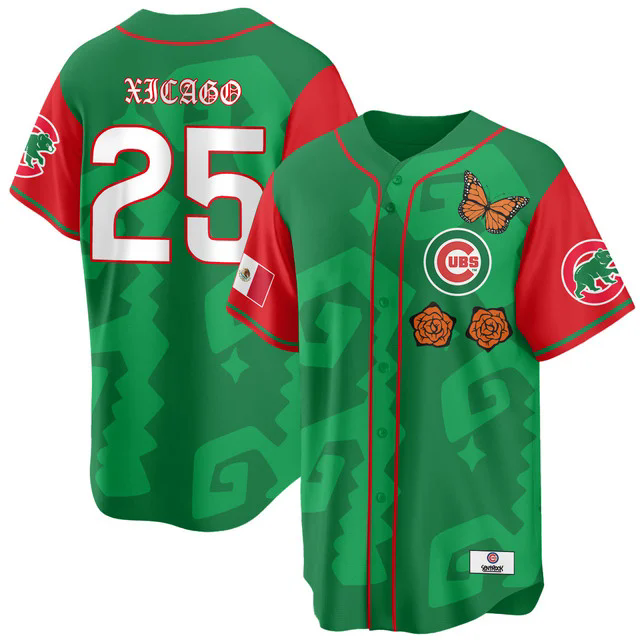 Women's Chicago Cubs Xicago Mexican Heritage Jersey #25 XICAGO.webp
