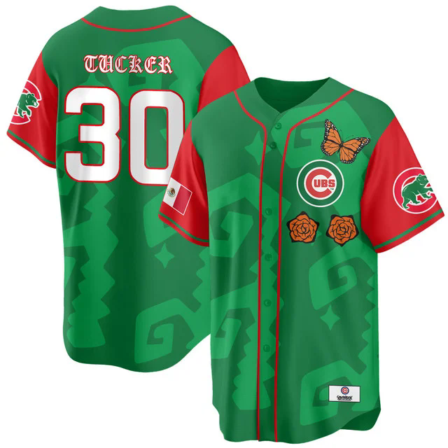Women's Chicago Cubs Xicago Mexican Heritage Jersey #30 KYLE TUCKER.webp