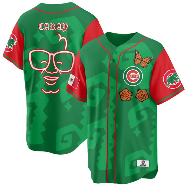Women's Chicago Cubs Xicago Mexican Heritage Jersey HARRY CARAY.webp