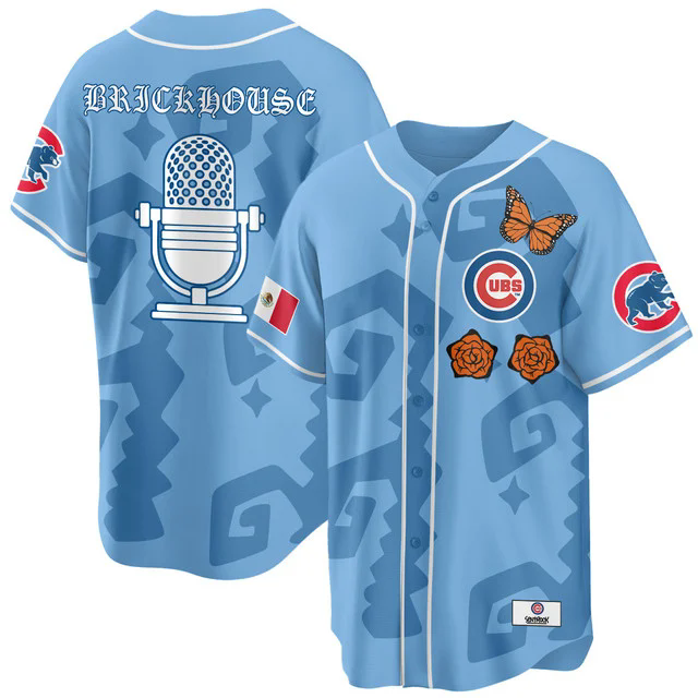 Women's Chicago Cubs Xicago Mexican Heritage Jersey LIGHT BLUE JACK BRICKHOUSE.webp