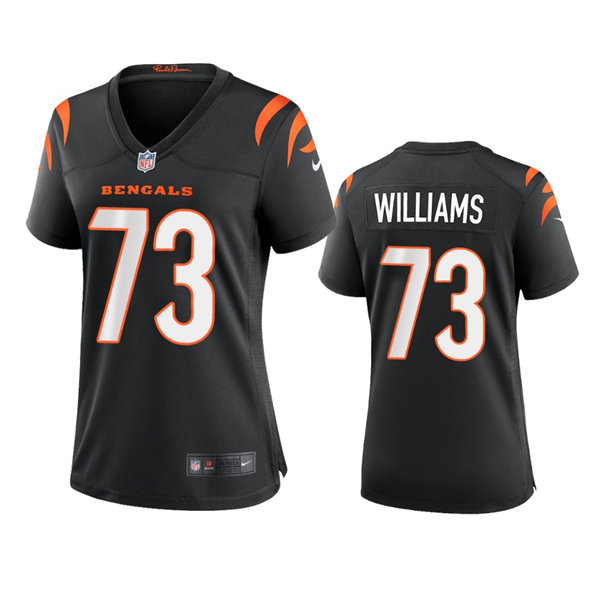 Women's Cincinnati Bengals #73 Jonah Williams Nike Black Team Color Limited Jersey