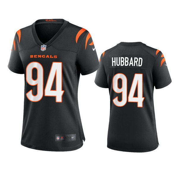 Women's Cincinnati Bengals #94 Sam Hubbard Nike Black Team Color Limited Jersey