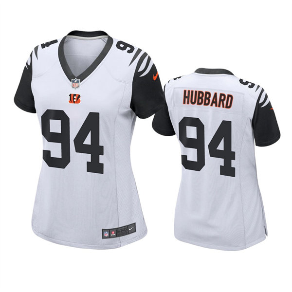 Women's Cincinnati Bengals #94 Sam Hubbard Nike White Color Rush Jersey