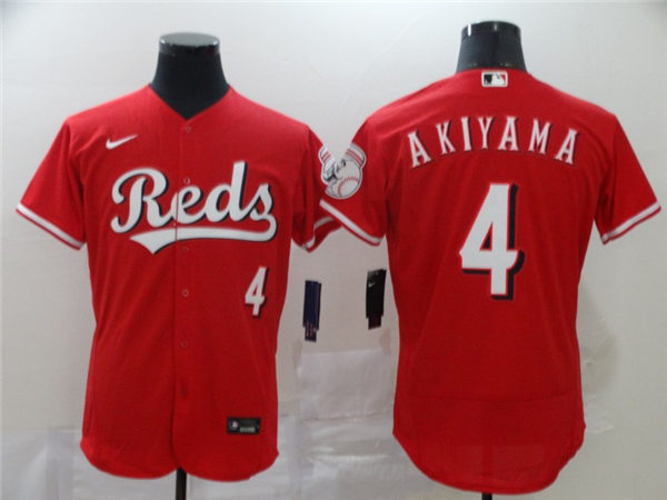 Women's Cincinnati Reds #4 Shogo Akiyama Nike Scarlet Alternate Reds Player Jerseys