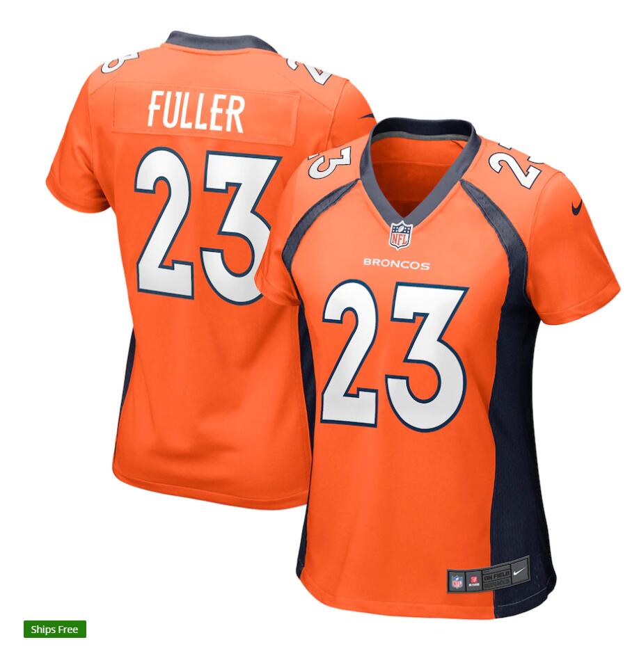 Women's Denver Broncos #23 Kyle Fuller Nike NFL Vapor Untouchable Limited Jersey