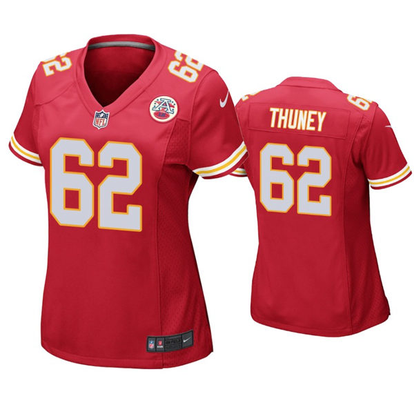 Women's Kansas City Chiefs #62 Joe Thuney Nike Red Limited Jersey