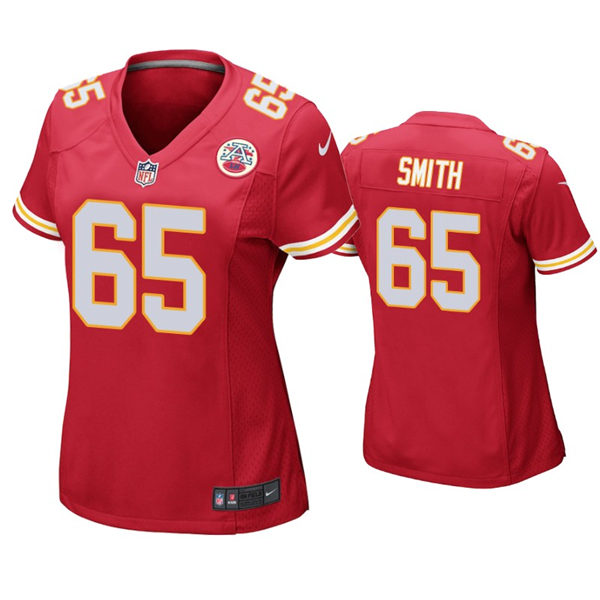 Women's Kansas City Chiefs #65 Trey Smith Nike Red Limited Jersey