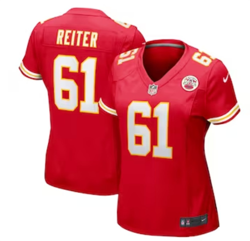 Women's Kansas City Chiefs Austin Reiter Nike Red Game Player Jersey