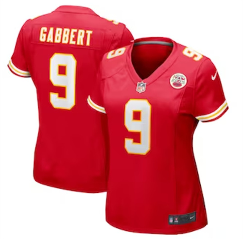 Women's Kansas City Chiefs Blaine Gabbert Nike Red Game Jersey