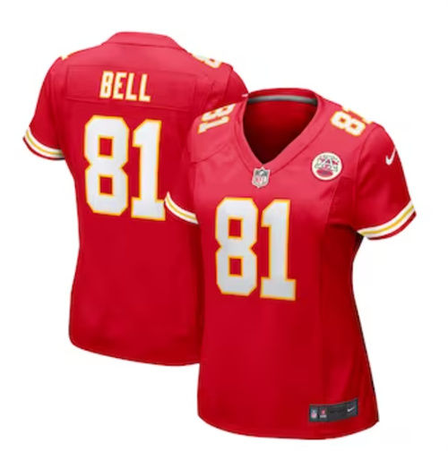 Women's Kansas City Chiefs Blake Bell Nike Red Game Player Jersey