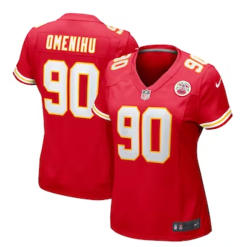 Women's Kansas City Chiefs Charles Omenihu Nike Red Game Player Jersey
