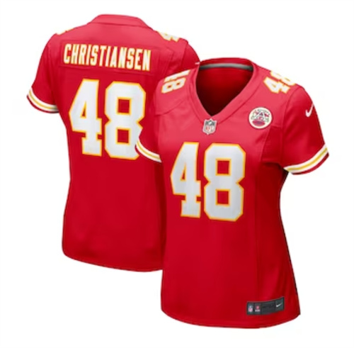 Women's Kansas City Chiefs Cole Christiansen Nike Red Game Player Jersey