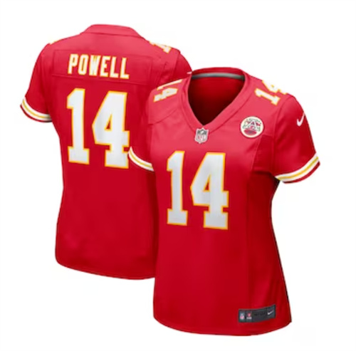 Women's Kansas City Chiefs Cornell Powell Nike Red Game Player Jersey