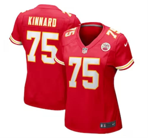 Women's Kansas City Chiefs Darian Kinnard Nike Red Game Player Jersey