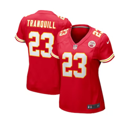 Women's Kansas City Chiefs Drue Tranquill Nike Red Game Player Jersey
