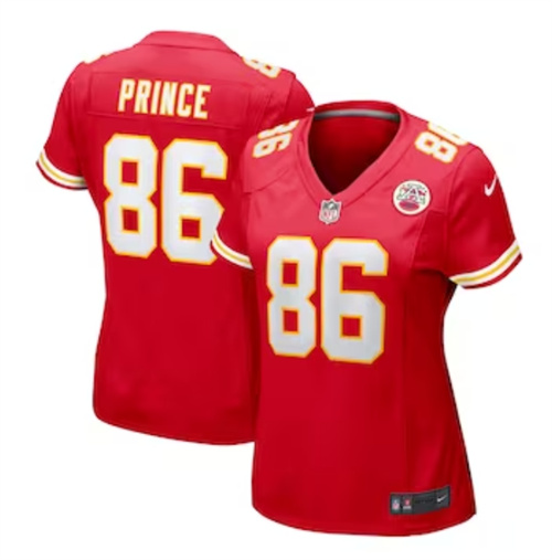 Women's Kansas City Chiefs Gerrit Prince Nike Red Team Game Jersey