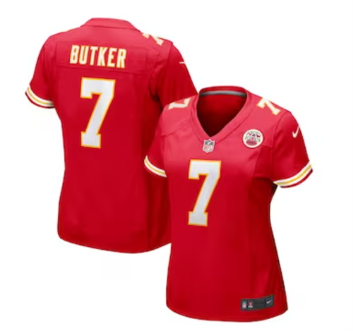 Women's Kansas City Chiefs Harrison Butker Nike Red Game Jersey