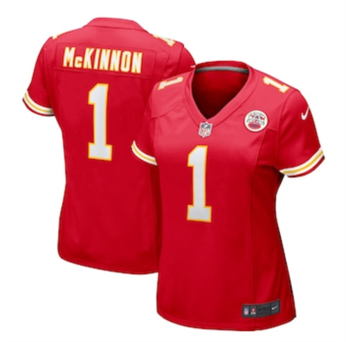 Women's Kansas City Chiefs Jerick McKinnon Nike Red Game Player Jersey