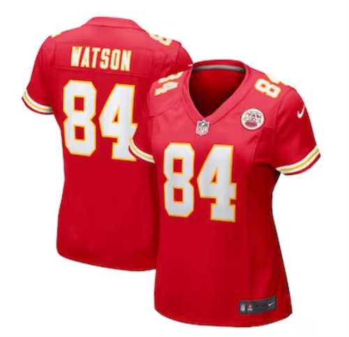 Women's Kansas City Chiefs Justin Watson Nike Red Game Player Jersey
