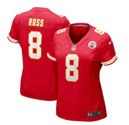 Women's Kansas City Chiefs Justyn Ross Nike Red Home Game Player Jersey