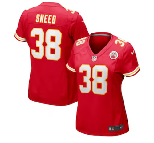 Women's Kansas City Chiefs L'Jarius Sneed Nike Red Game Jersey