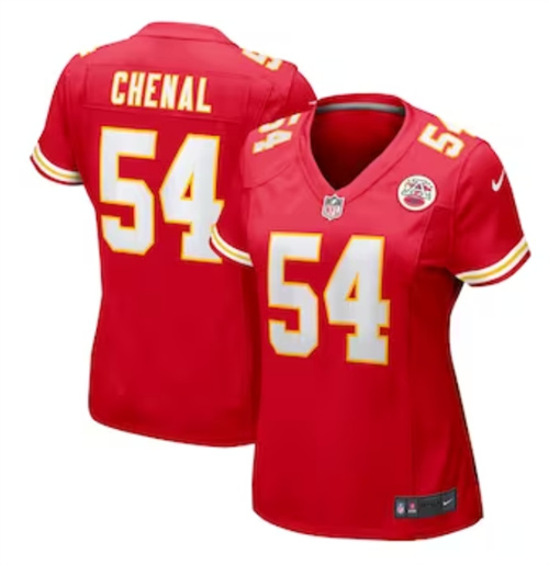 Women's Kansas City Chiefs Leo Chenal Nike Red Game Player Jersey