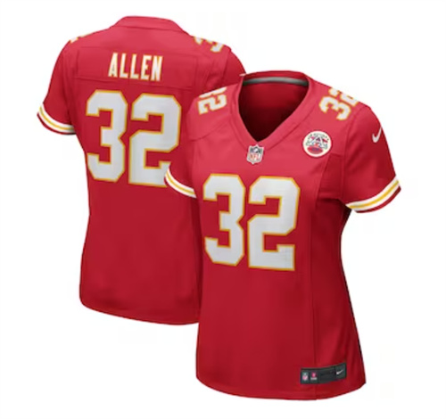 Women's Kansas City Chiefs Marcus Allen Nike Red Game Retired Player Jersey