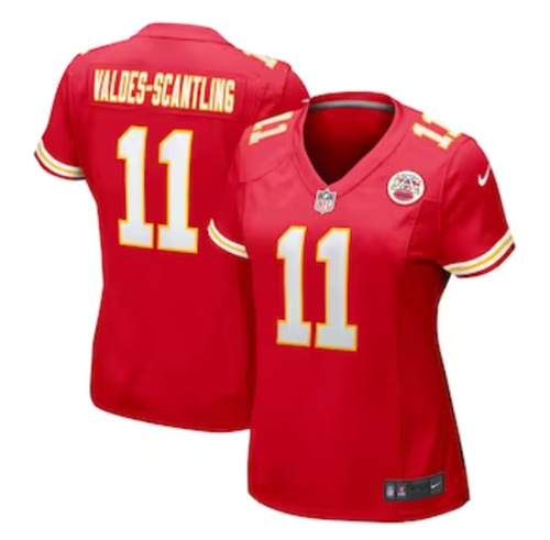 Women's Kansas City Chiefs Marquez Valdes-Scantling Nike Red Game Jersey