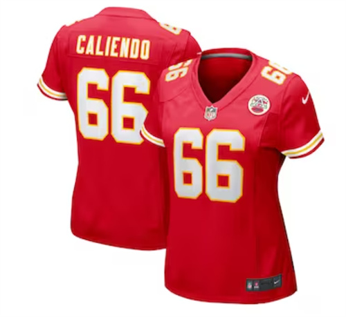 Women's Kansas City Chiefs Mike Caliendo Nike Red Game Player Jersey