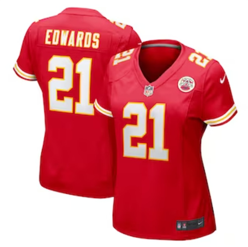 Women's Kansas City Chiefs Mike Edwards Nike Red Game Jersey
