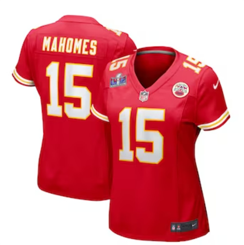 Women's Kansas City Chiefs Patrick Mahomes Nike Red Super Bowl LVIII Game Jersey