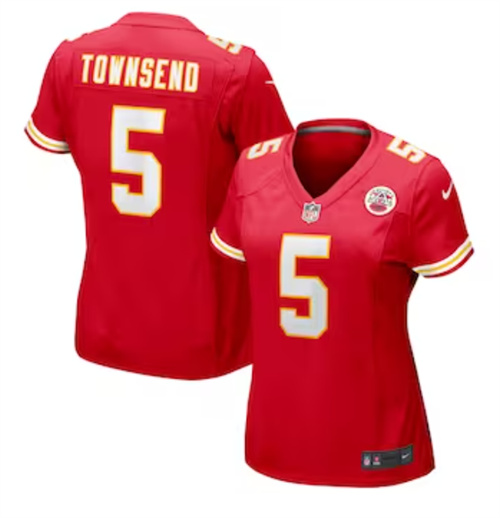 Women's Kansas City Chiefs Tommy Townsend Nike Red Game Jersey