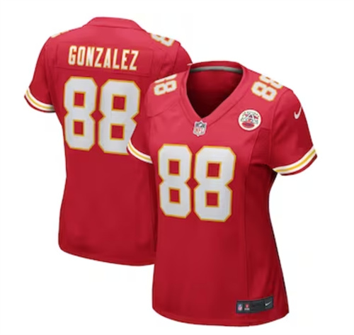 Women's Kansas City Chiefs Tony Gonzalez Nike Red Game Retired Player Jersey