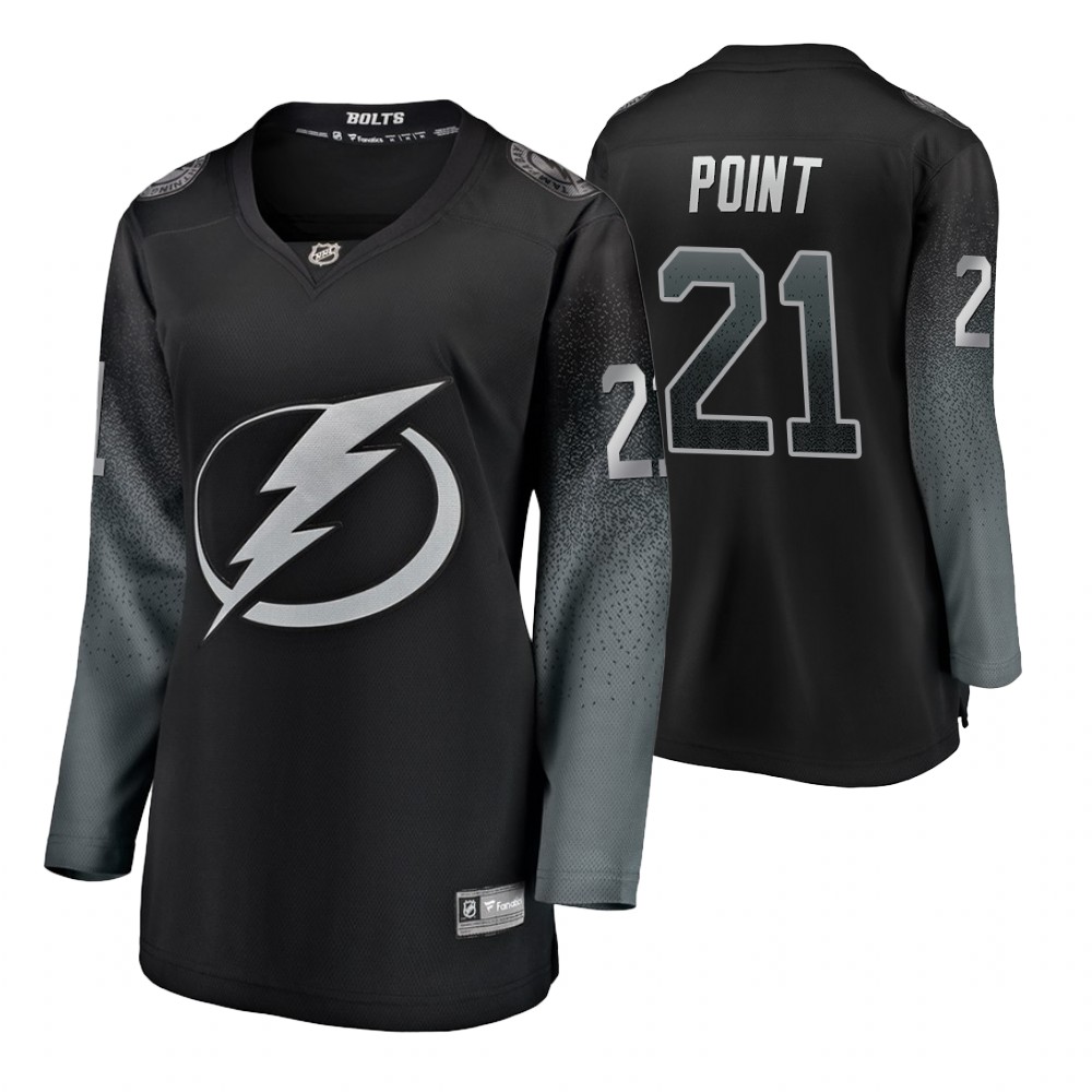 Women's Lightning #21 Brayden Point Fanatics Branded Alternate Jersey Black