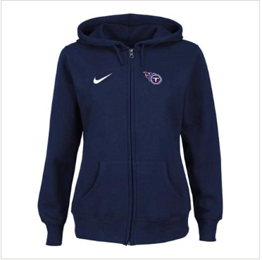 Women's NEW Tennessee Titans Ladies Tailgater Full Zip Hoodie Blue