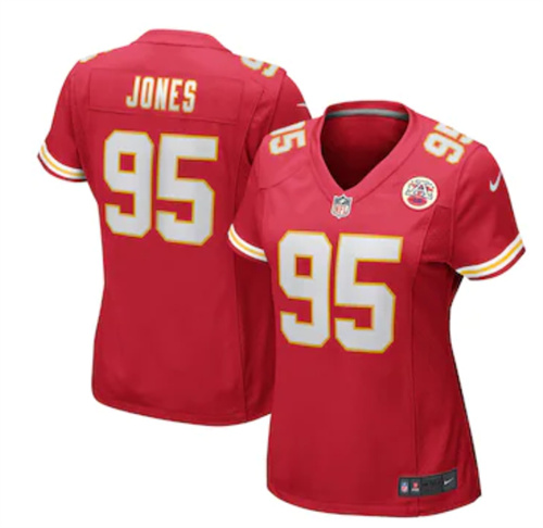 Women's Nike Chris Jones Red Kansas City Chiefs Game Jersey