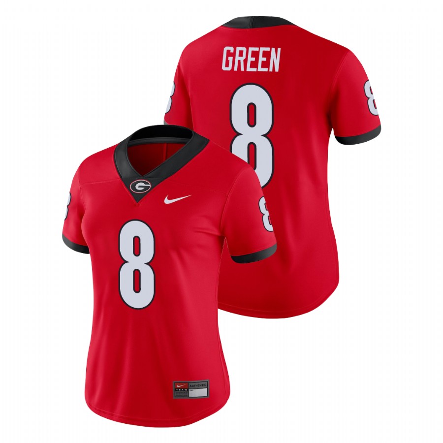 Women's Red Georgia Bulldogs A.J. Green Game College Football Jersey