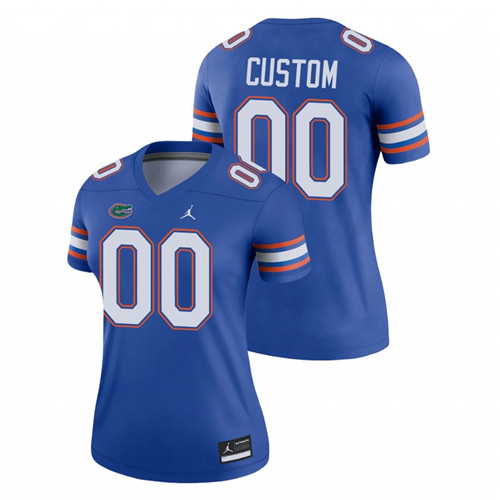 Women's Royal Florida Gators Custom College Football Legend Jersey