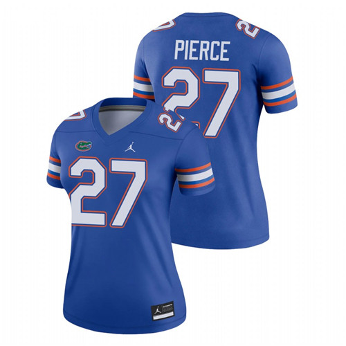 Women's Royal Florida Gators Dameon Pierce College Football Legend Jersey