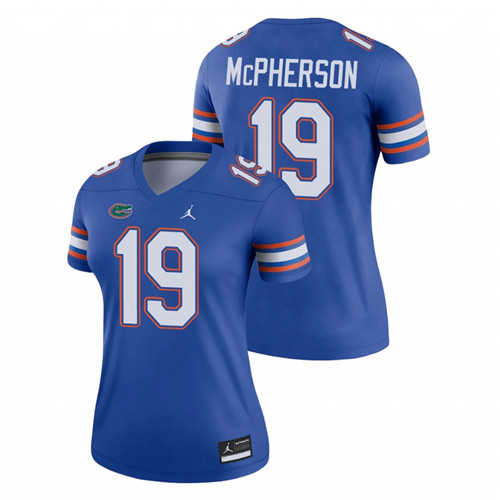 Women's Royal Florida Gators Evan McPherson College Football Legend Jersey
