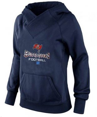 Women's Tampa Bay Buccaneers Big & Tall Critical Victory Pullover Hoodie Navy