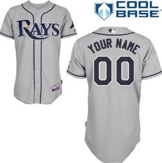 Women's Tampa Bay Rays Customized Gray Jersey