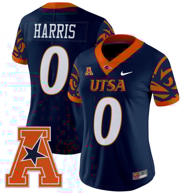 Women's UTSA Roadrunners 2025 Vapor Limited Jersey V2 #0 Frank Harris