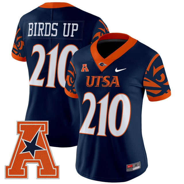 Women's UTSA Roadrunners 2025 Vapor Limited Jersey V2 #210 Birds Up