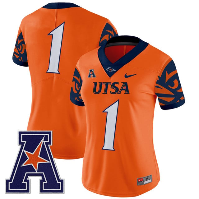 Women's UTSA Roadrunners 2025 Vapor Limited Jersey V2 orange #1