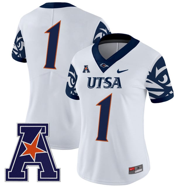 Women's UTSA Roadrunners 2025 Vapor Limited Jersey V2 white #1