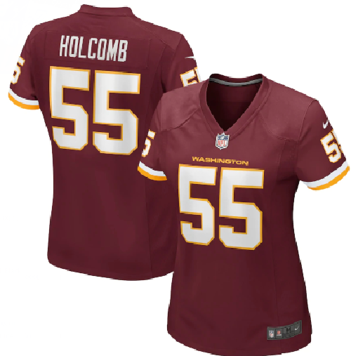 Women's Washington #55 Cole Holcomb Nike Burgundy Game Jersey